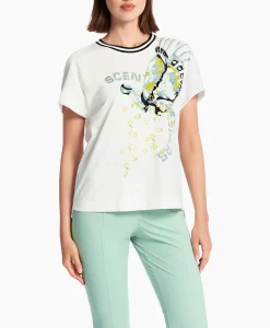 Marccain Sport T-Shirt Ws 48.06 J41 Off White*Dames T-Shirts & Tops