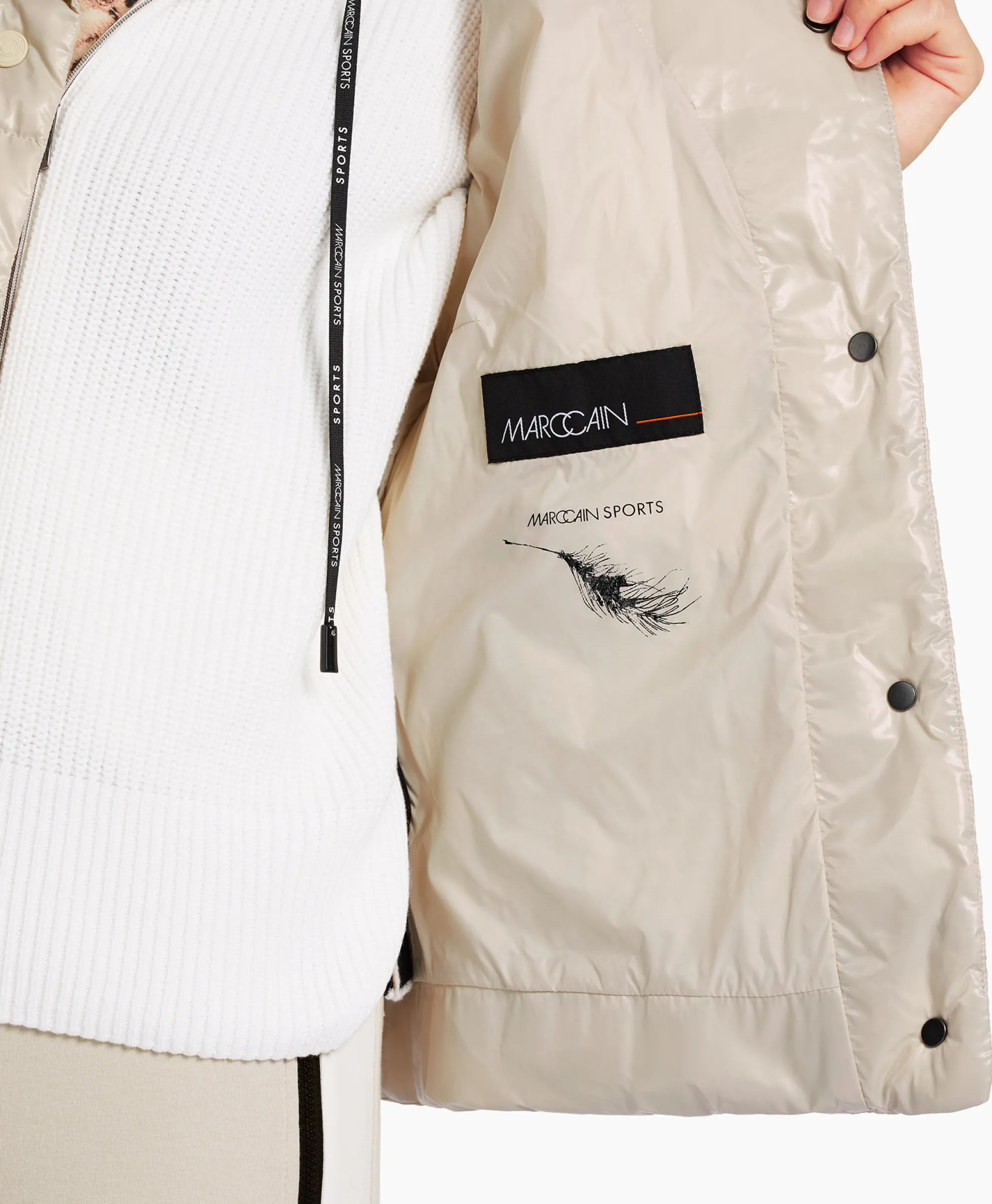Marccain Sport Vest Ws 37.01 W02 Grijs*Dames Jassen