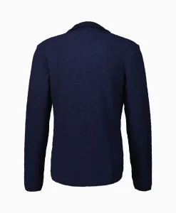 Maurizio Baldassari Jack Knit With Rib Details Blauw*Heren Jassen