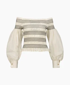 Maxmara Blouse Walk Ecru*Dames Blouses