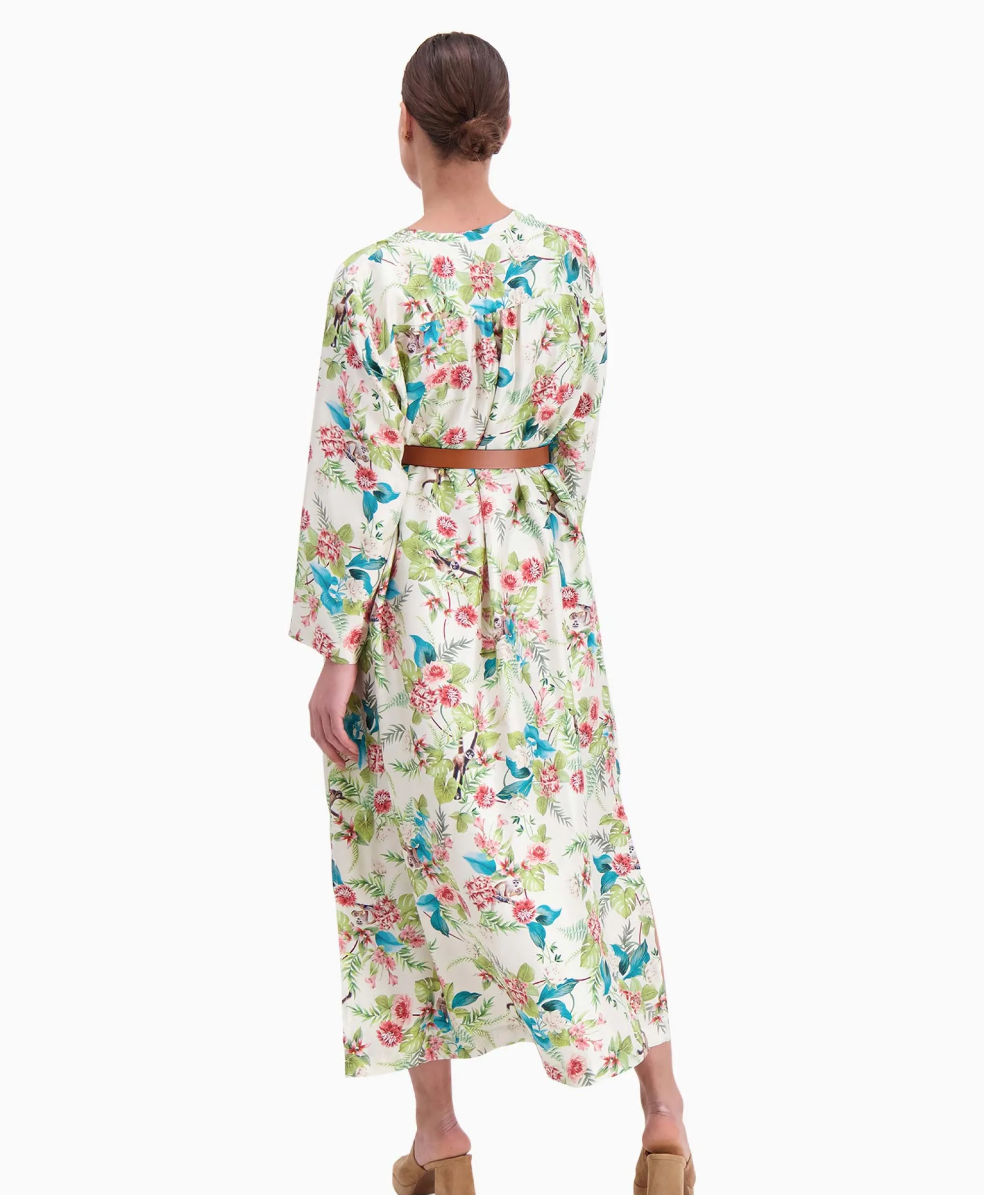 Momoni Maxi Jurk Janie Zand*Dames Jurken