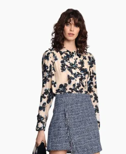 Munthe Blouse Liella Blauw*Dames Blouses