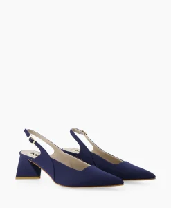 Natan Schoenen Pump Stretch Morelli 9 Blu Scuro Blauw*Dames Pumps