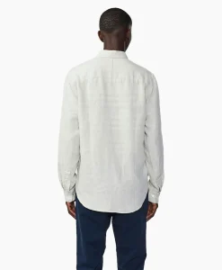 Nn07 Overhemd Arne Beige*Heren Overhemden