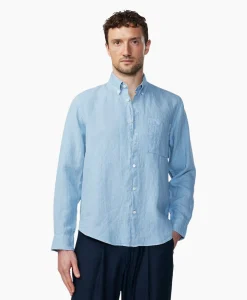 Nn07 Overhemd Arne Licht Blauw*Heren Overhemden