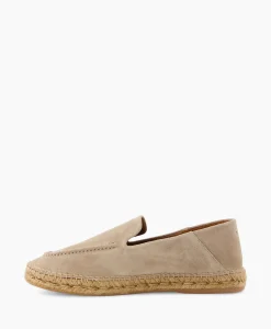 Nubikk Espadrille Mr Sanchez Taupe*Heren Instappers