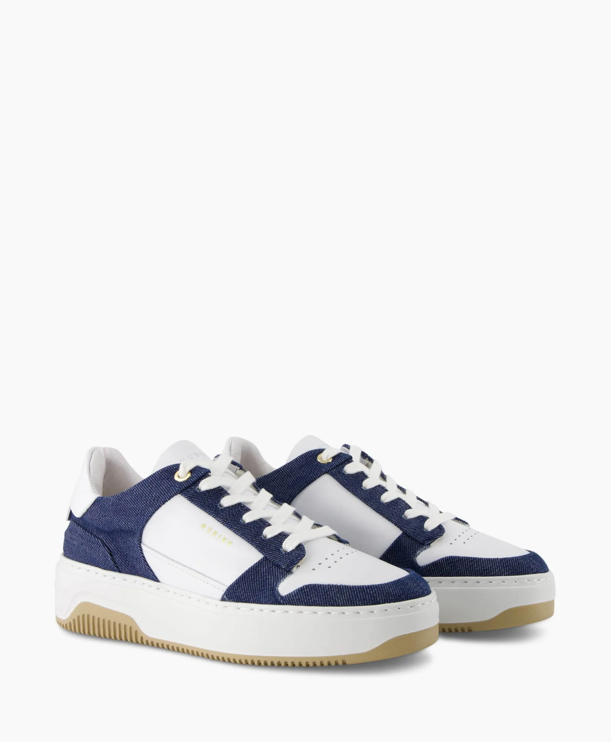 Nubikk Sneaker Basket Court Wit*Dames Sneakers