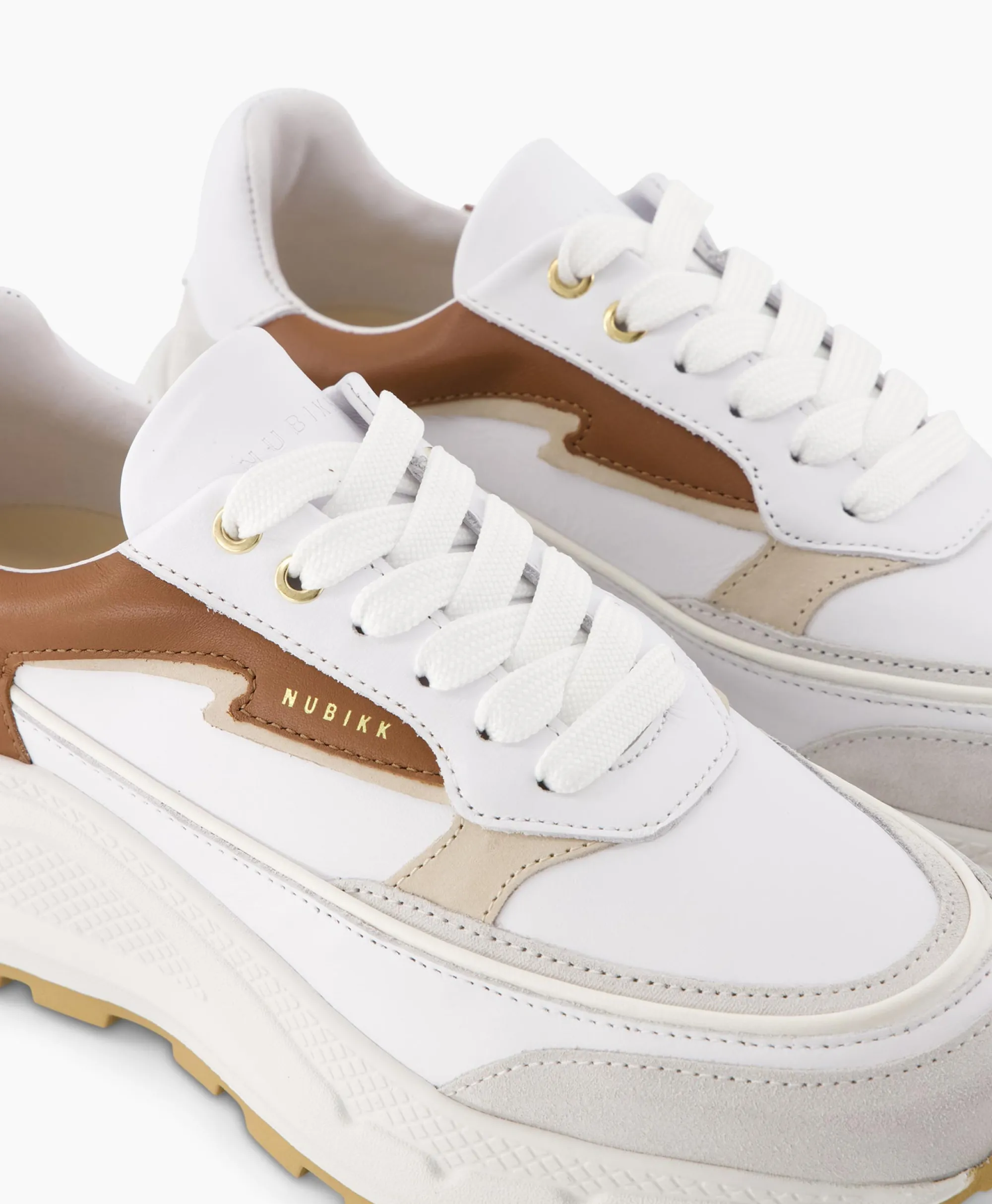 Nubikk Sneaker Oberon Nora Bruin*Dames Sneakers