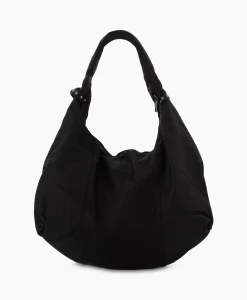 Nunoo Bags Crossbody Tas Maxi Dandy Rivet Washed Black Zwart*Dames Tassen