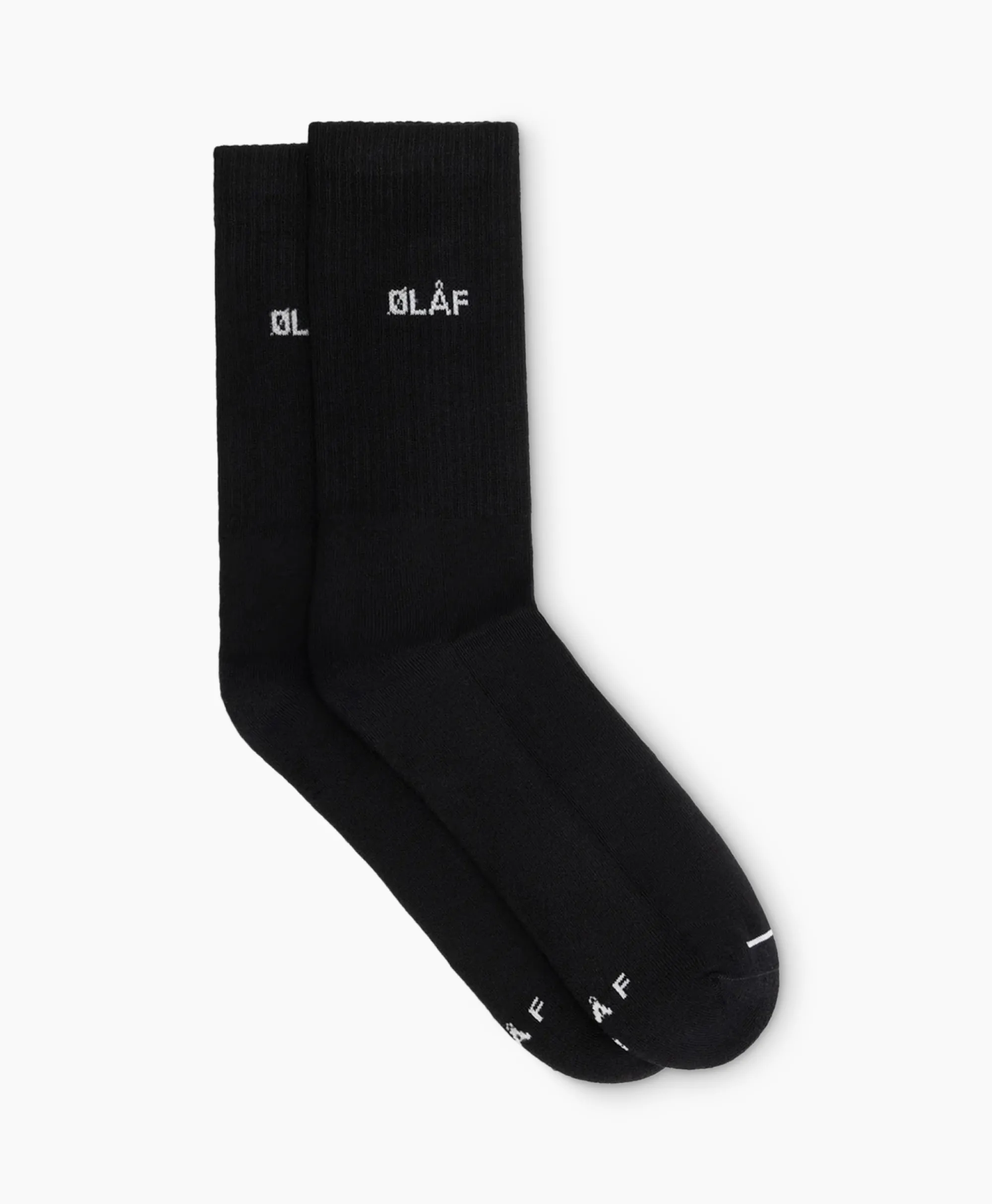 Olaf Hussein Sokken Mini Logo Zwart*Heren Sokken