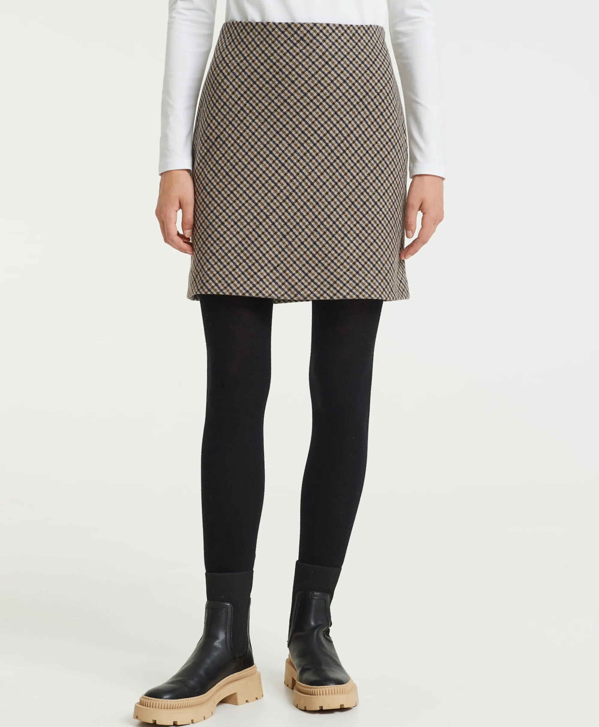 Opus Rok Ravenna Twisted Bruin*Dames Rokken