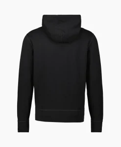 Ralph Lauren Hoodie Long Sleeve-Knit Zwart*Heren Truien