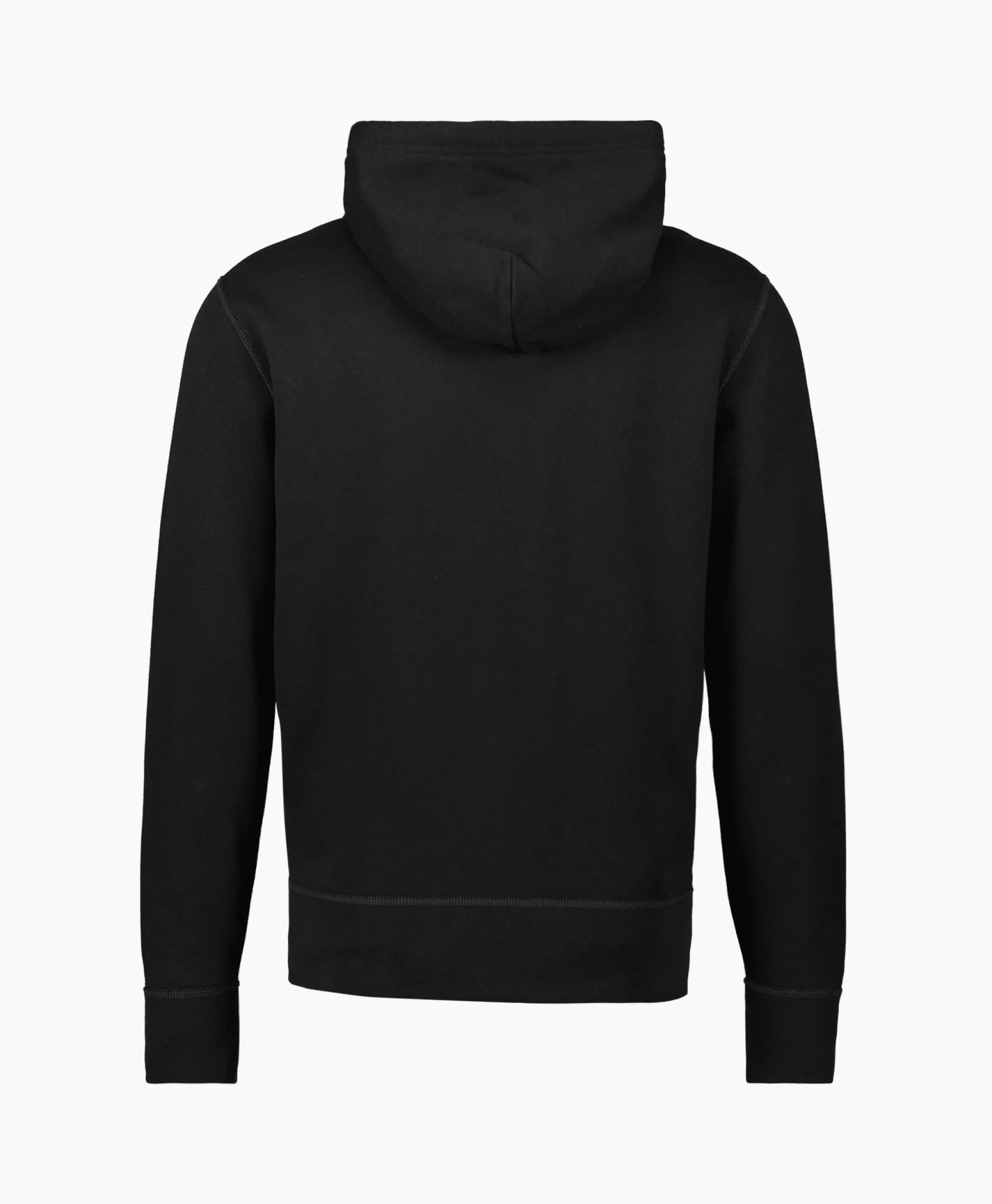 Ralph Lauren Hoodie Long Sleeve-Knit Zwart*Heren Truien