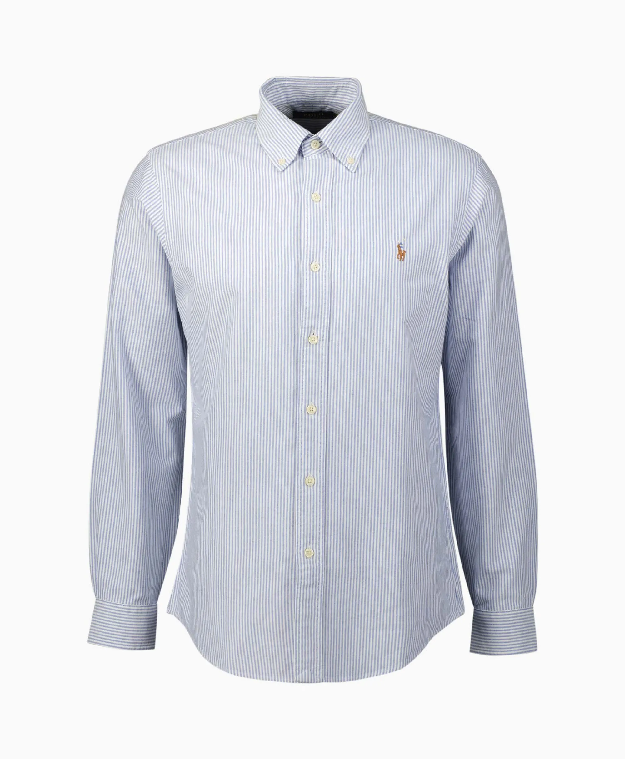 Ralph Lauren Overhemd Classic Oxford Blauw*Heren Overhemden