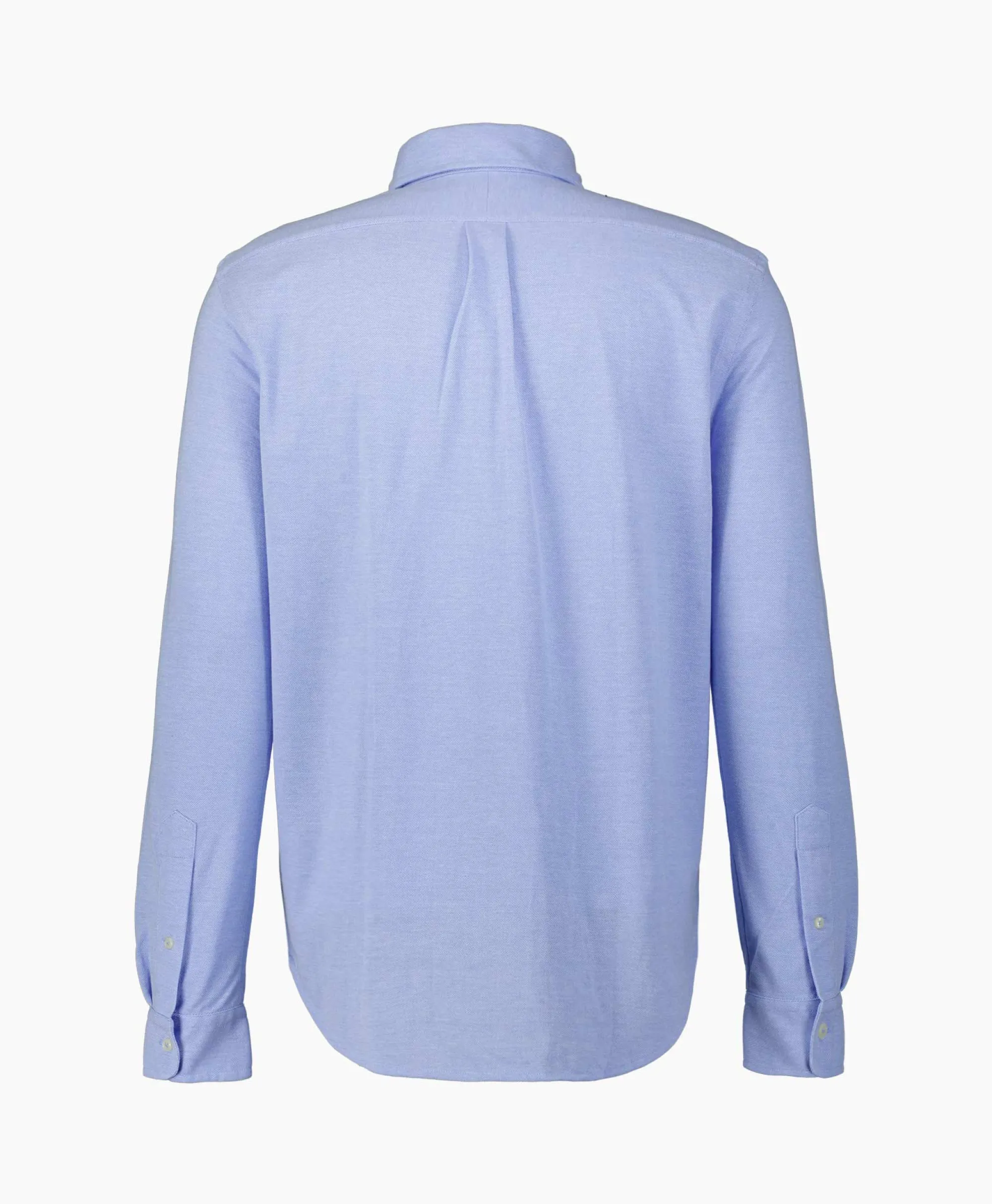 Ralph Lauren Overhemd Oxford Mesh Licht Blauw*Heren Overhemden