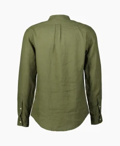 Ralph Lauren Overhemd Pd Linen Antraciet*Heren Overhemden