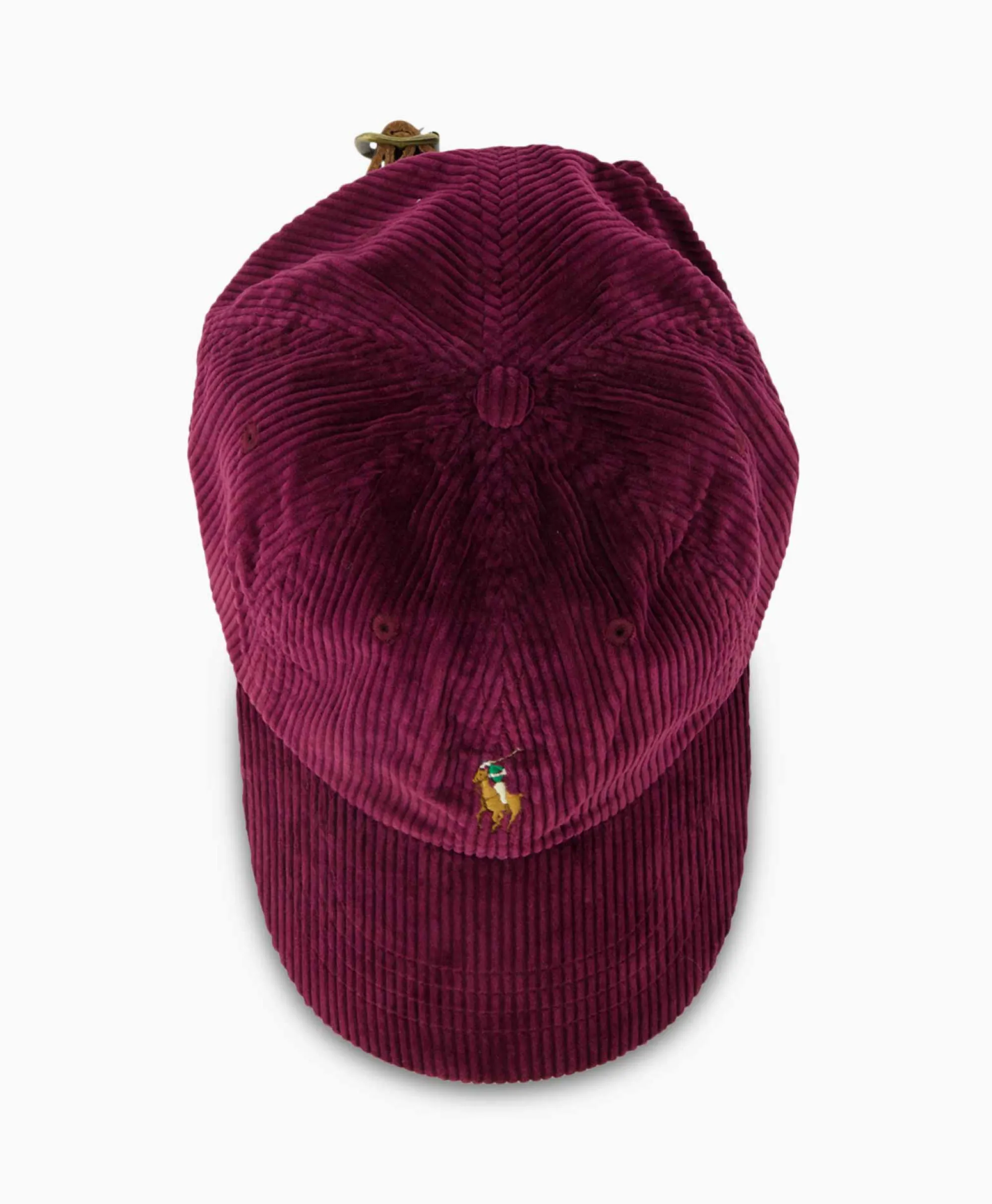 Ralph Lauren Pet Corduroy Bordeaux*Heren Petten
