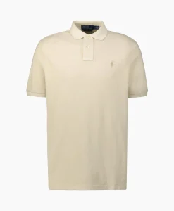 Ralph Lauren Polo Cotton Garment Dyed Ecru*Heren Polo's