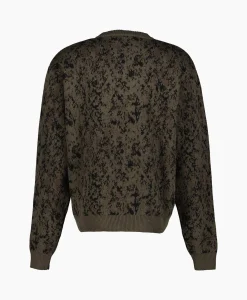 Represent Gebreide Trui Camo Groen*Heren Truien