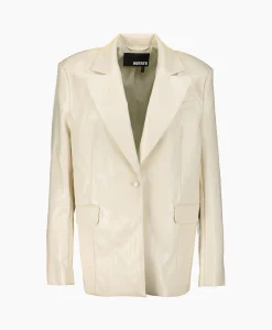 Rotate Blazer Textured Oversized Wit*Dames Blazers