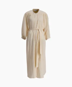 Sea Me Happy Maxi Jurk Balloon Long Double Layered Beige*Dames Jurken