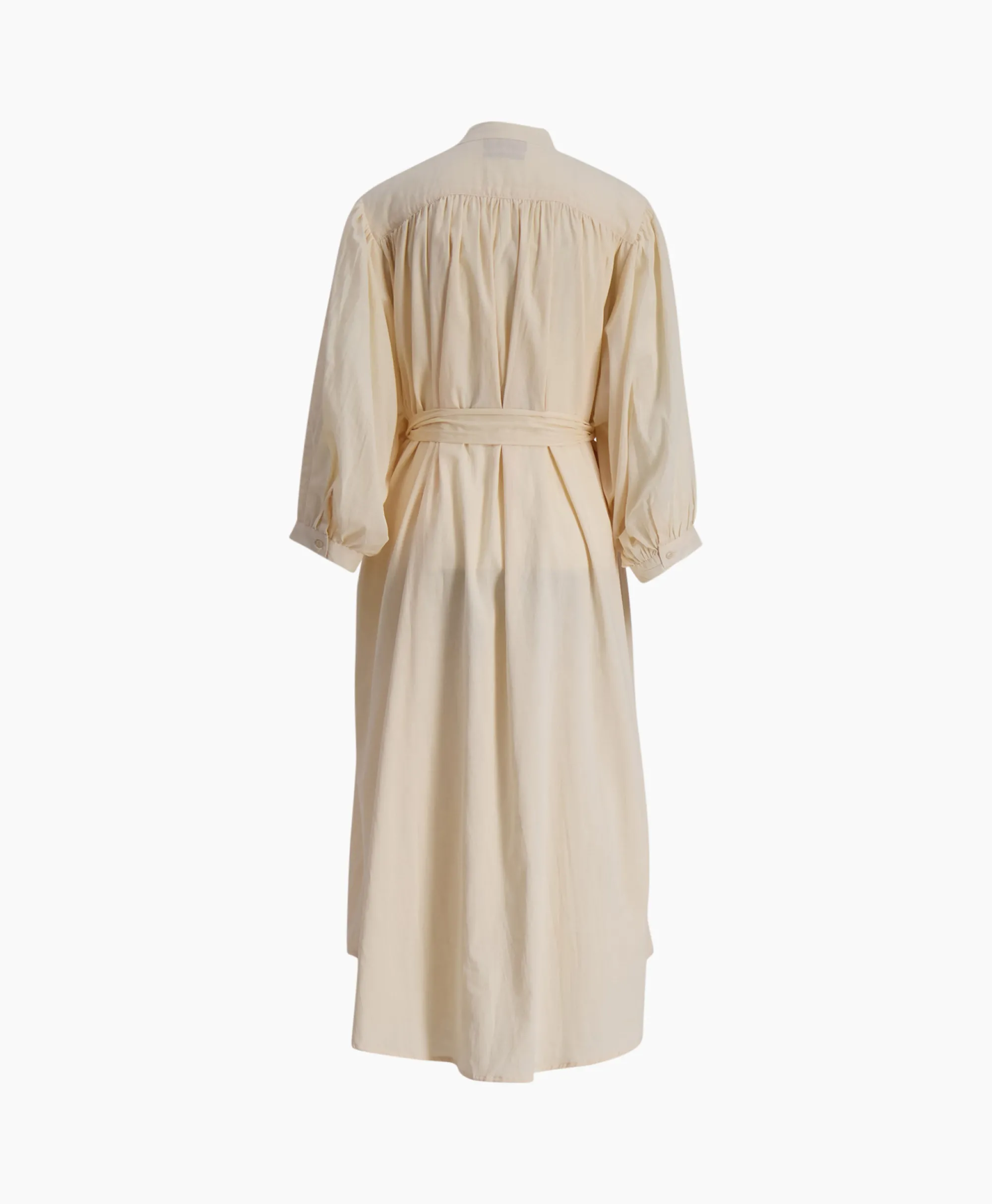 Sea Me Happy Maxi Jurk Balloon Long Double Layered Beige*Dames Jurken