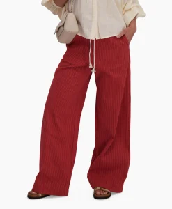 Sea Me Happy Pantalon Riley Woven Donker Rood*Dames Broeken