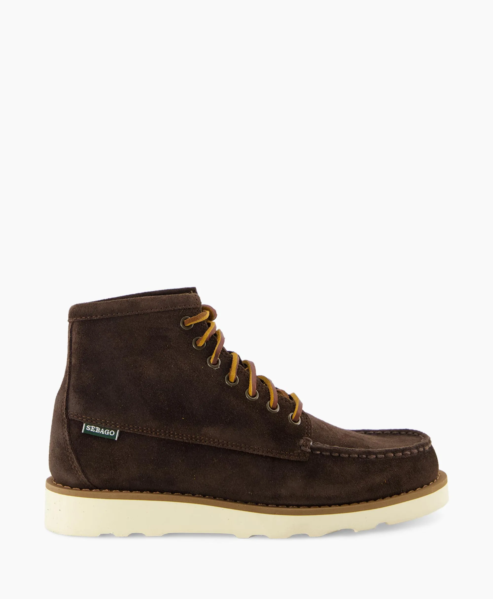Sebago Veterboot Tala High Oiled Suede Donker Bruin*Heren Laarzen
