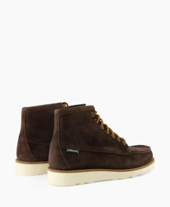 Sebago Veterboot Tala High Oiled Suede Donker Bruin*Heren Laarzen