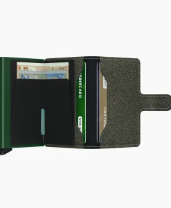 Secrid Portemonnee Miniwallet Twist Groen*Heren Portemonnees