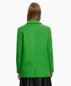 Selected Femme Blazer Sasja Wool B Groen*Dames Blazers