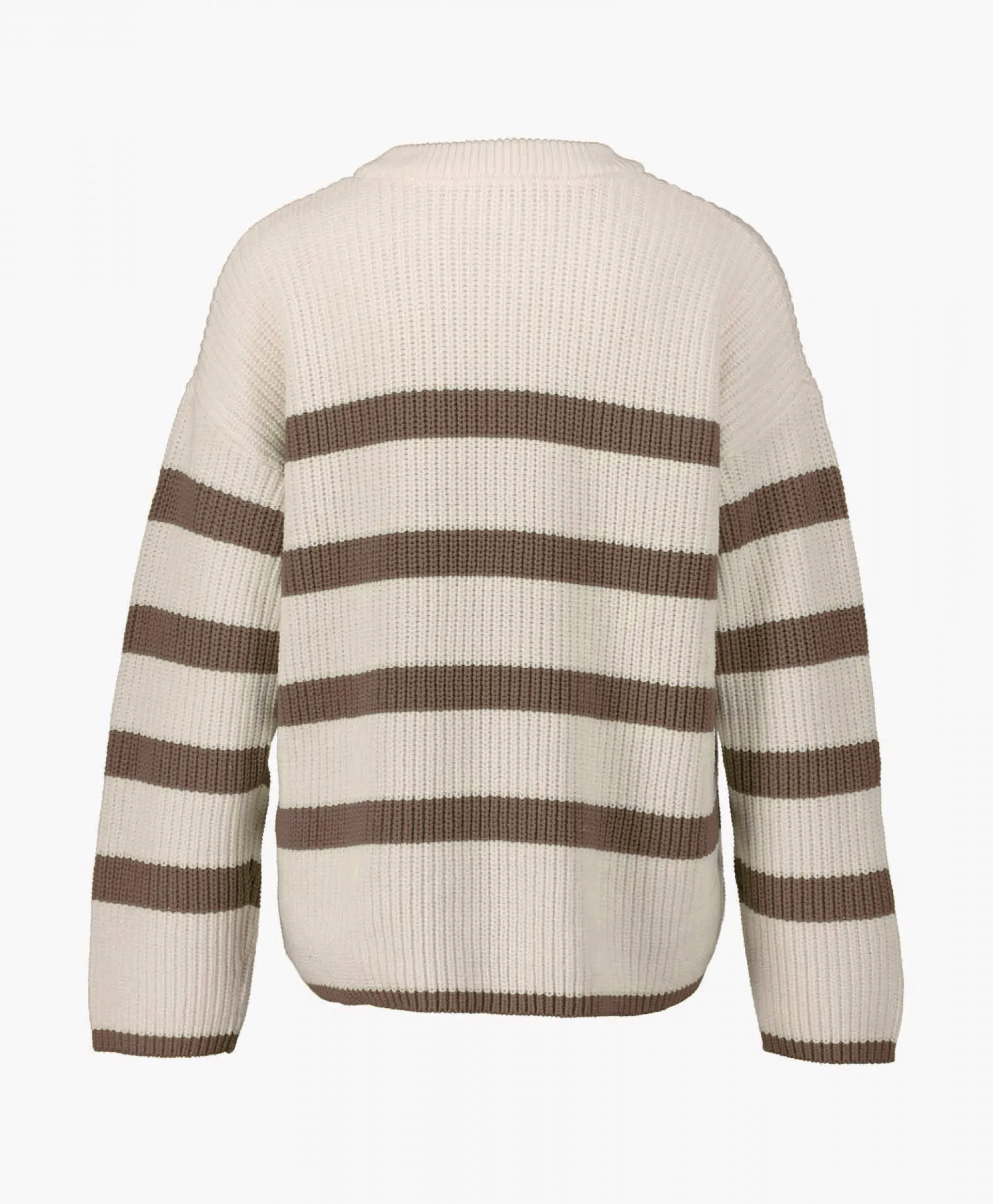 Selected Femme Gebreide Trui Bloomie Ls Knit O-Neck B Noos Beige*Dames Truien