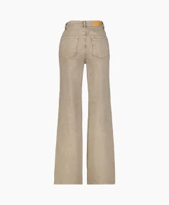 Selected Femme Jeans Alice-Cora Hw Latte Denim Wide J Beige*Dames Broeken