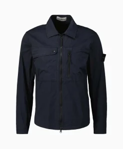 Stone Island Overshirt 10210 Donker Blauw*Heren Jassen