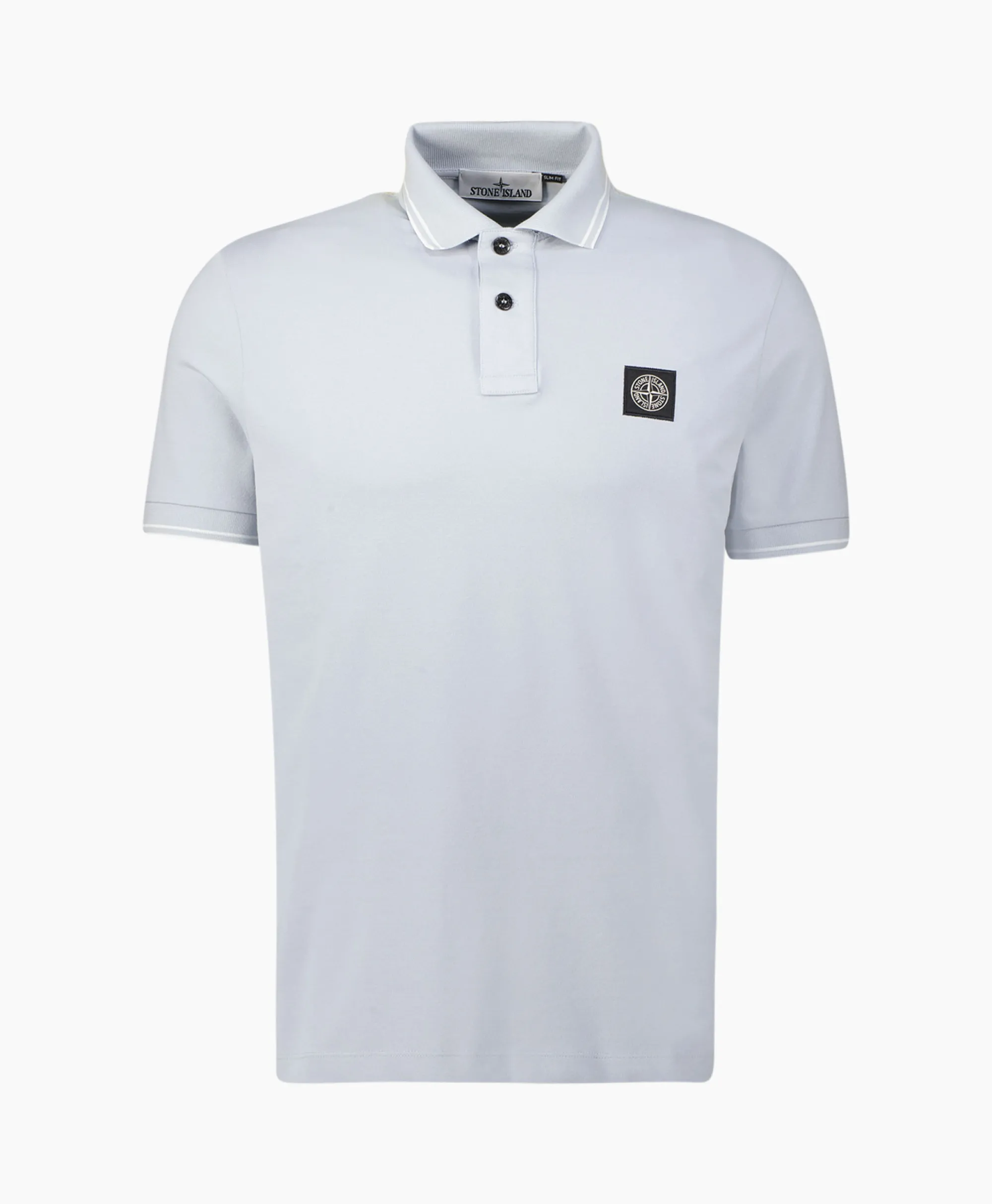 Stone Island Polo 2Sc18 Licht Blauw*Heren Polo's