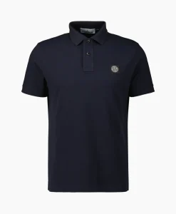 Stone Island Polo 2Sc17 Midden Blauw*Heren Polo's
