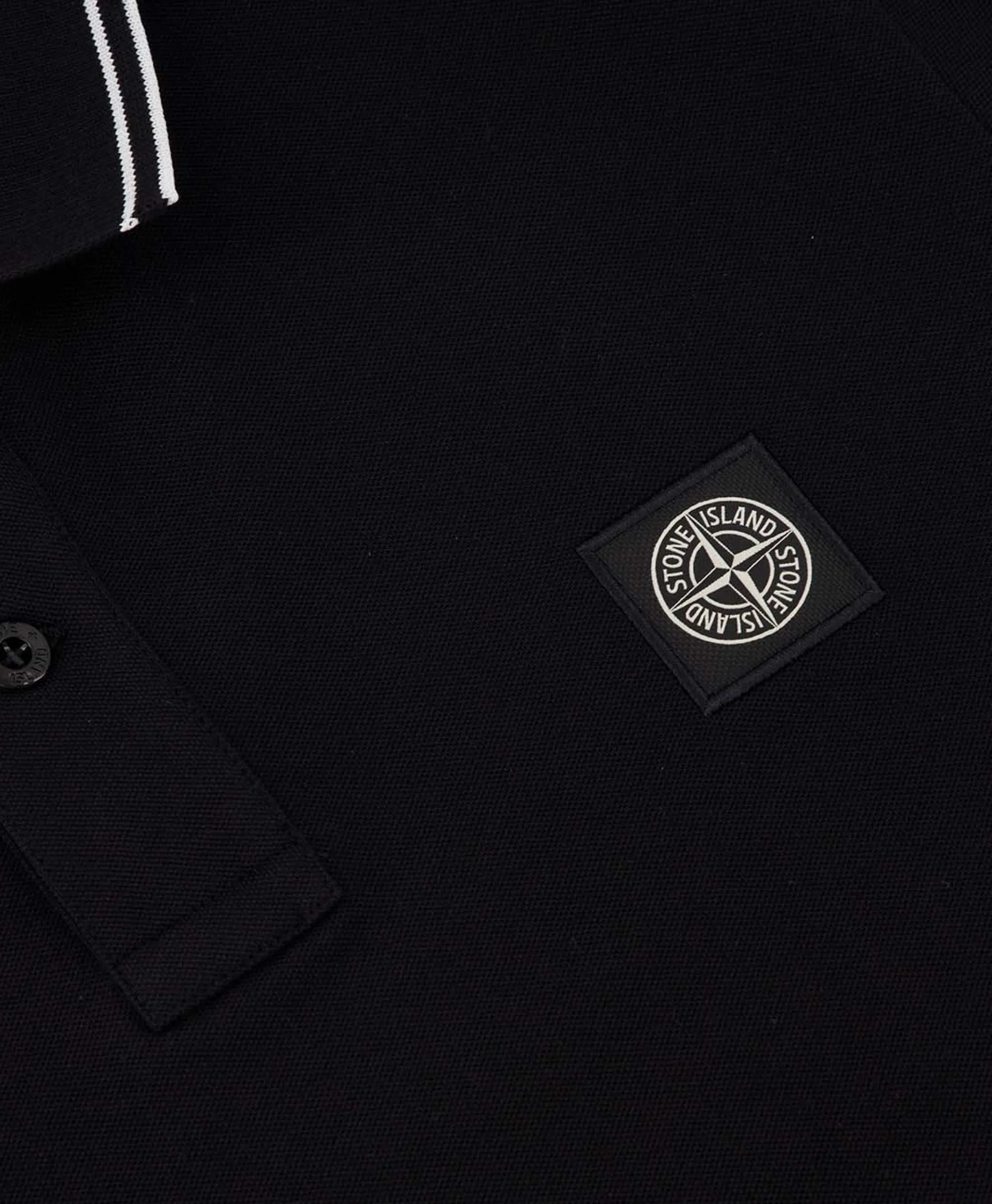 Stone Island Polo 2Sc18 Zwart*Heren Polo's