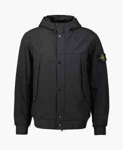 Stone Island Softshell Jas 40227 Zwart*Heren Jassen