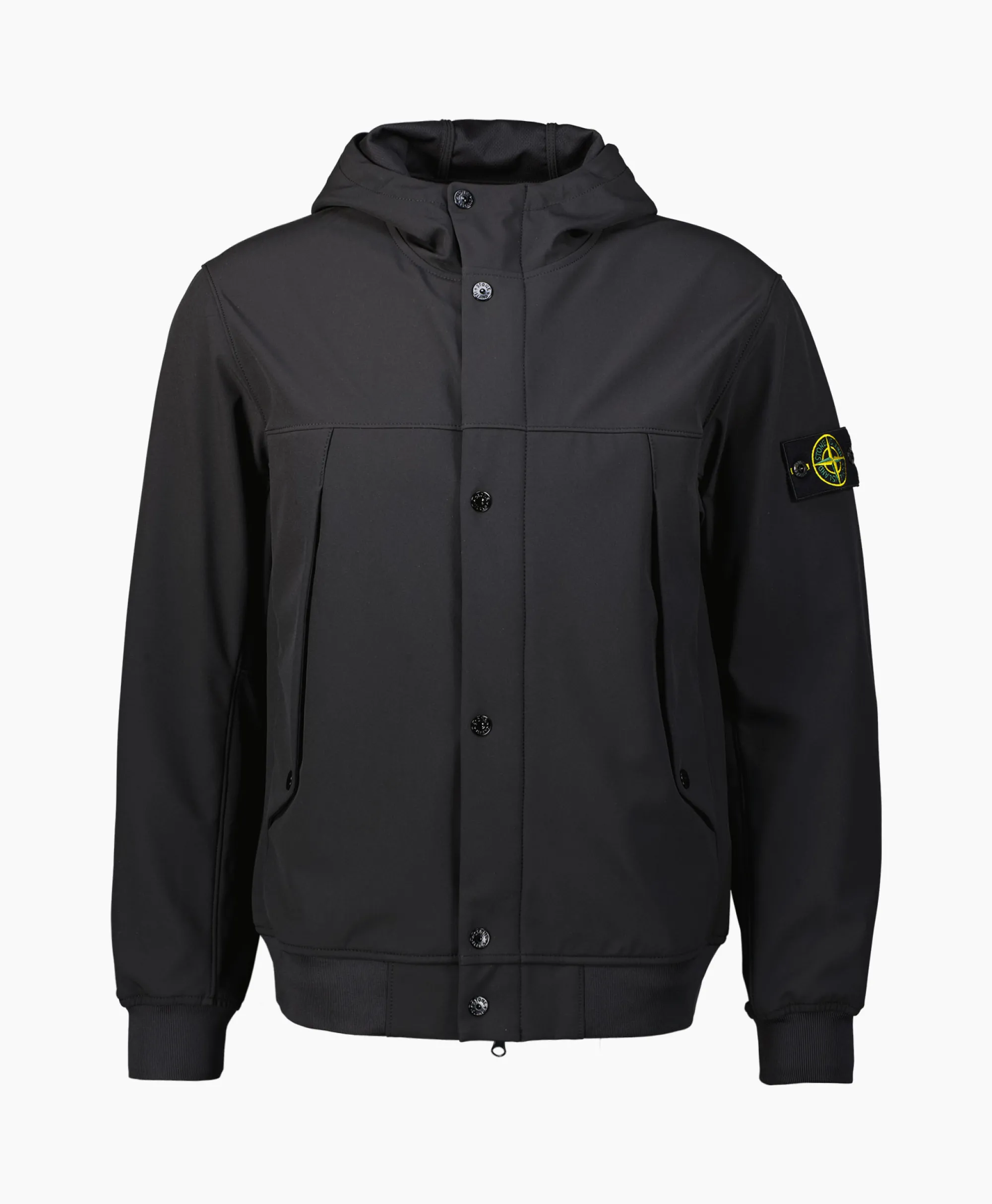 Stone Island Softshell Jas 40227 Zwart*Heren Jassen