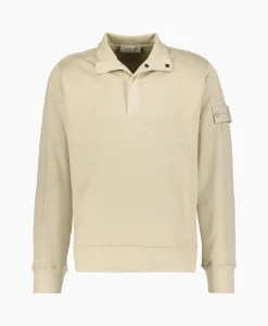 Stone Island Sweater 655F3 Ghost Piece Beige*Heren Truien