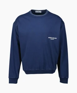 Stone Island Sweater 614X2 Donker Blauw*Heren Truien