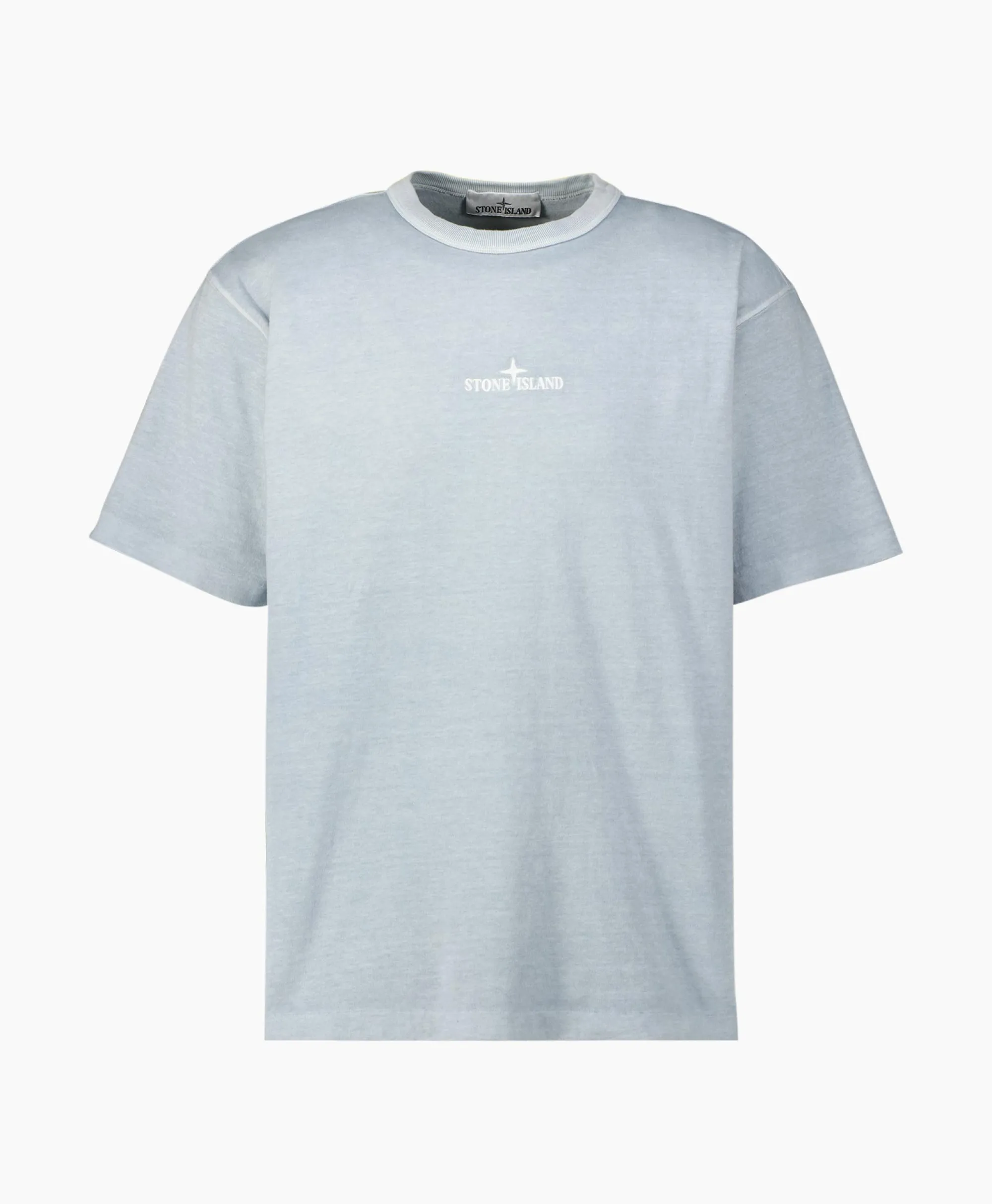 Stone Island T-Shirt 20457 Licht Blauw*Heren T-Shirts