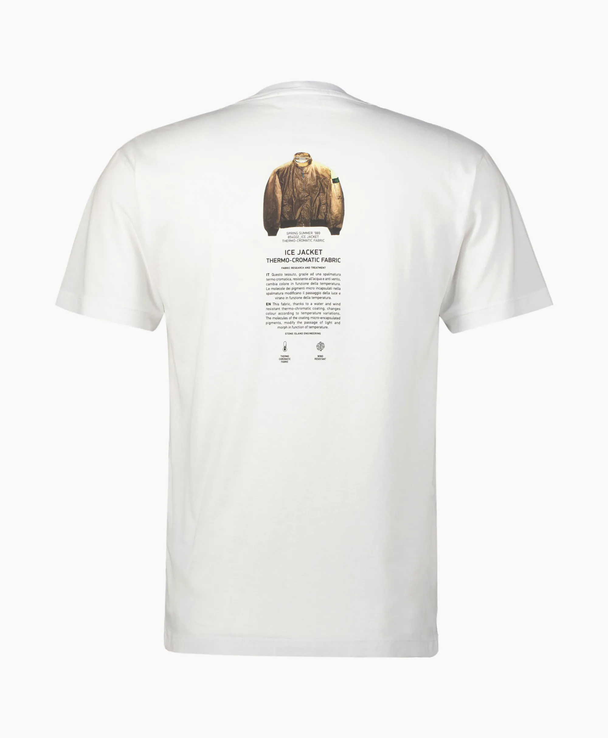 Stone Island T-Shirt 2Ns91 Wit*Heren T-Shirts