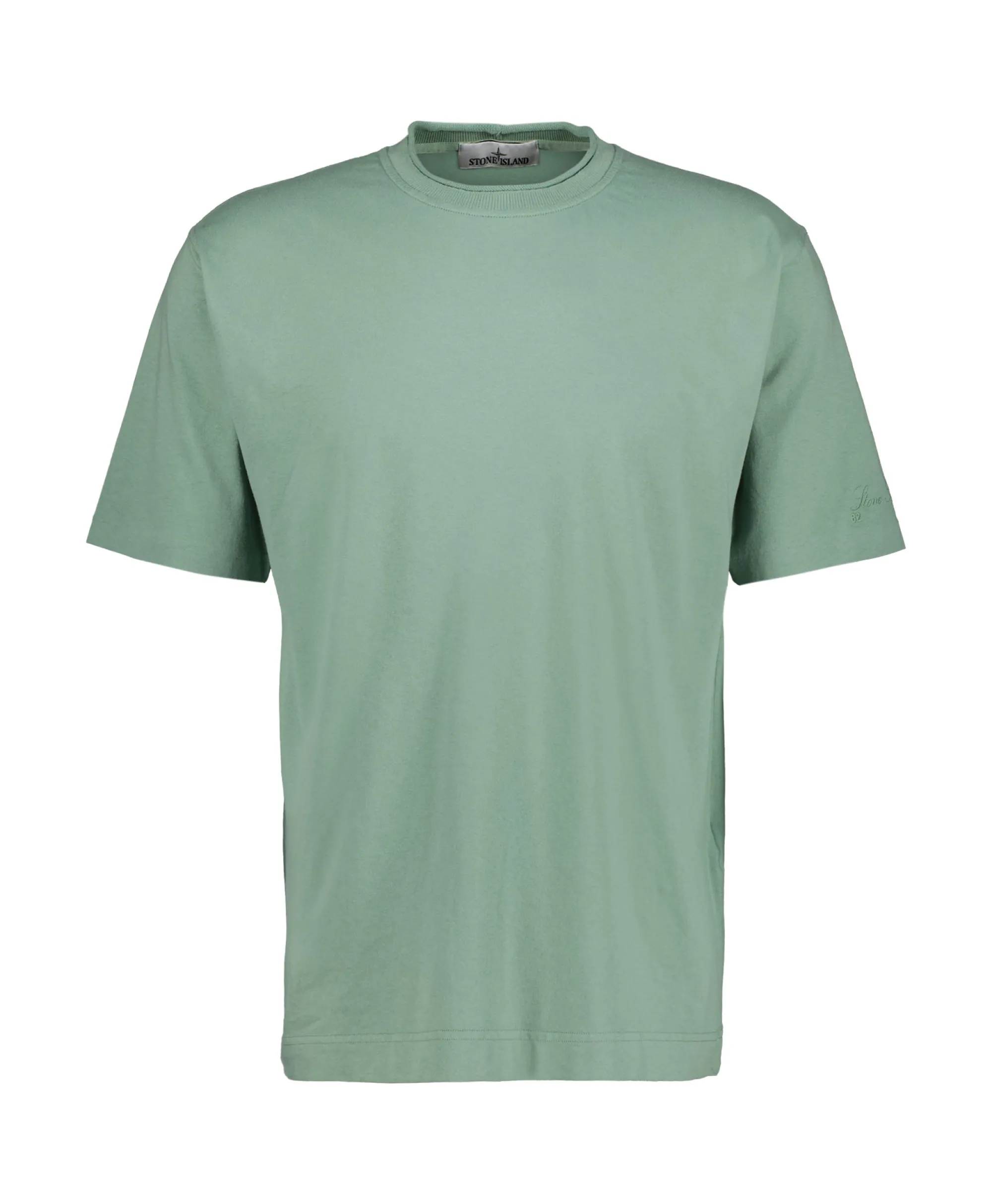 Stone Island T-Shirt 214Q3 Groen*Heren T-Shirts