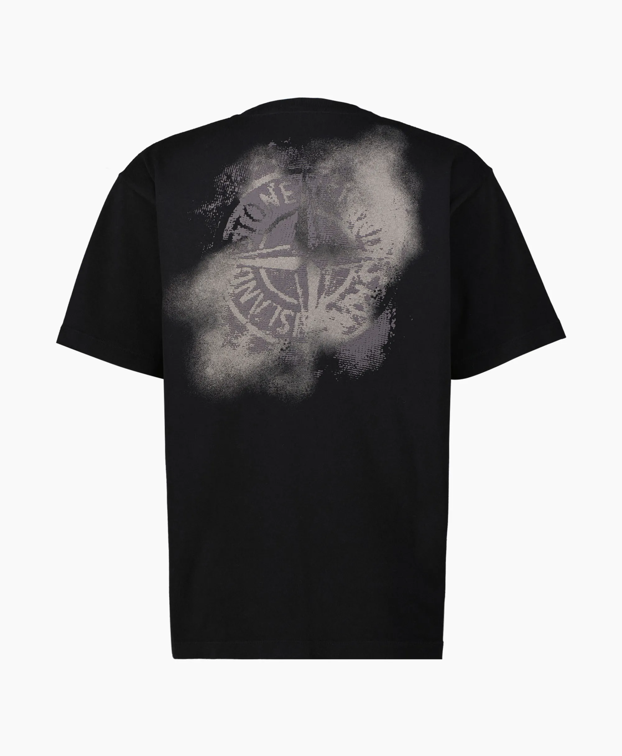 Stone Island T-Shirt 2Rce6 Zwart*Heren T-Shirts