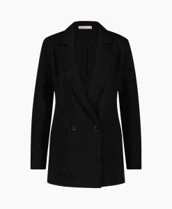 Studio Anneloes Blazer Sence Orn. Jacquard Zwart*Dames Blazers