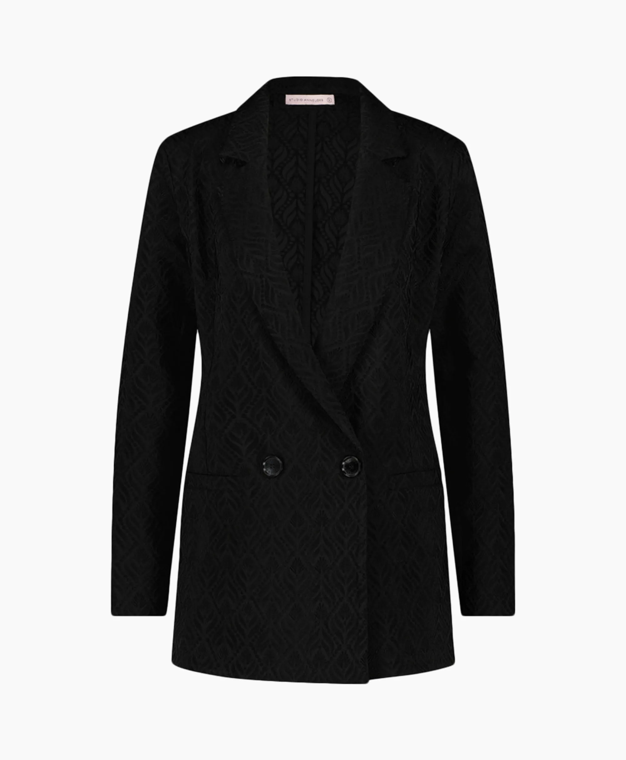 Studio Anneloes Blazer Sence Orn. Jacquard Zwart*Dames Blazers