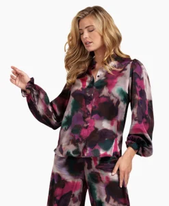 Studio Anneloes Blouse Fawn Fading Satin Pink*Dames Blouses