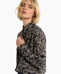 Studio Anneloes Blouse Sanne Flower Zand*Dames Blouses
