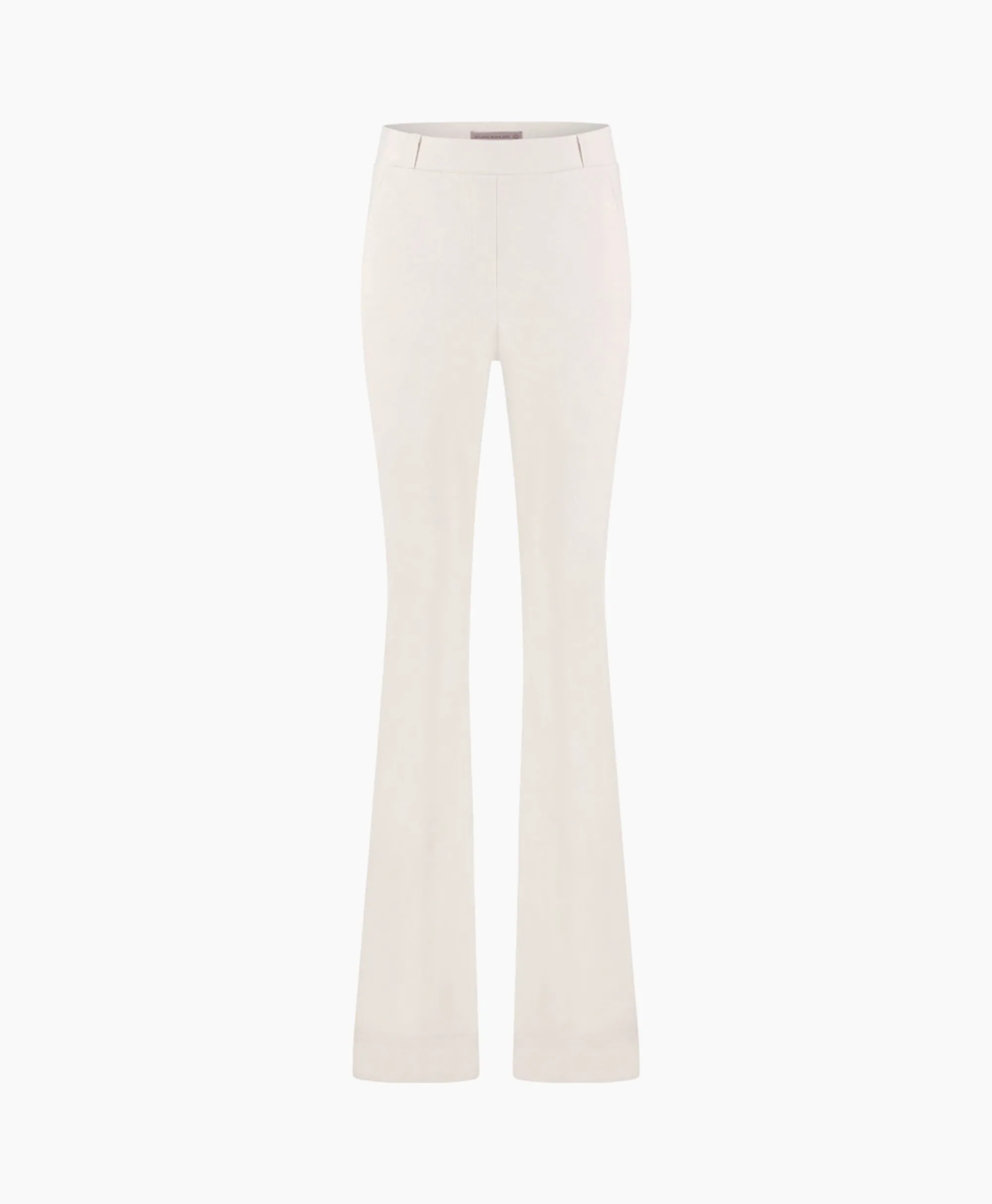 Studio Anneloes Broek Flair Long Shiny Bnd Trousers Off White*Dames Broeken